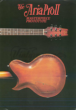 VintAxe.com Vintage Guitars - Vintage Japanese Catalogs - Aria Pro